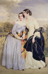 Mrs. Partridge és nővére, Miss Croker, 1850 körül